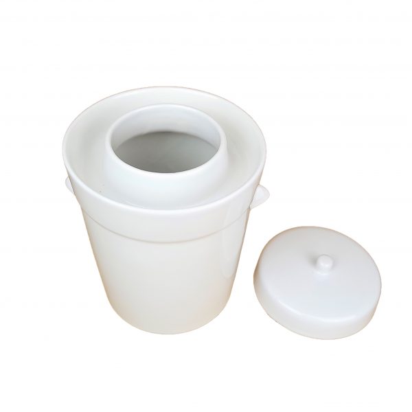 Fermentation Crock Mini Ceramic WHITE - Image 6